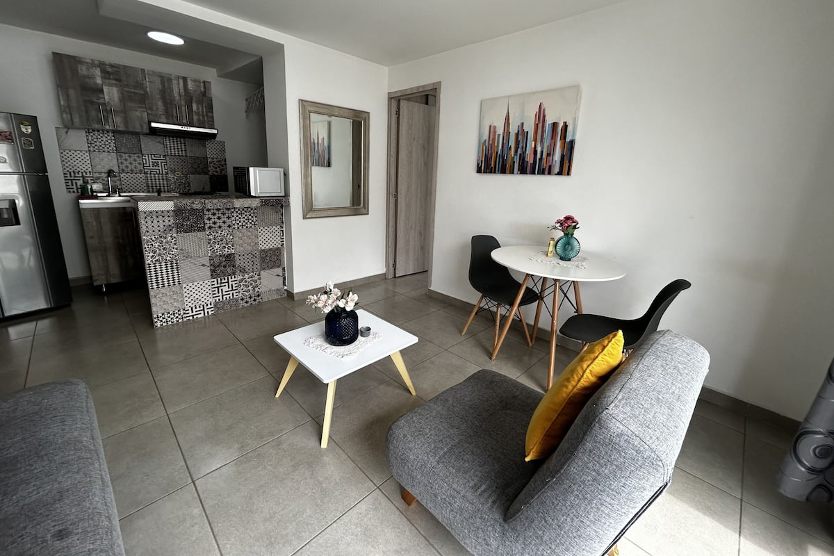 Family Apartment, 1 Bedroom, Air conditioning | Living area