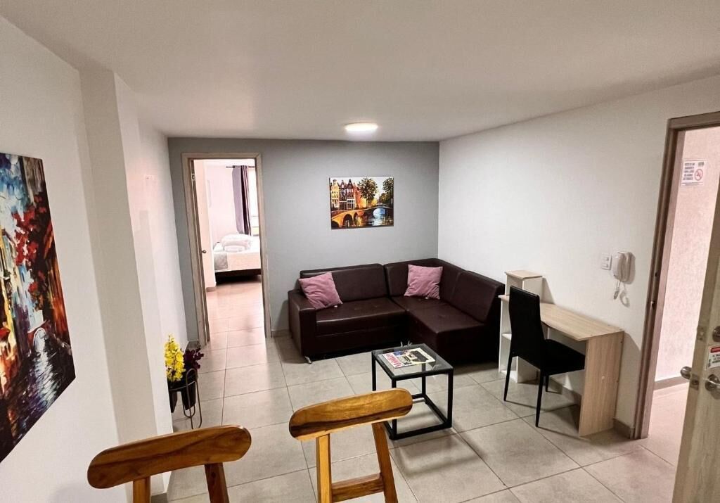 Appartement Familial, 1 chambre, climatisation | Coin séjour