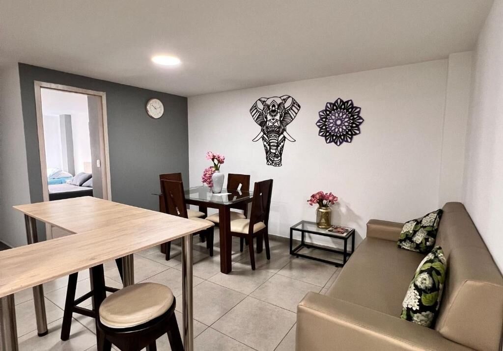 Appartement Familial, 1 chambre, climatisation | Coin séjour