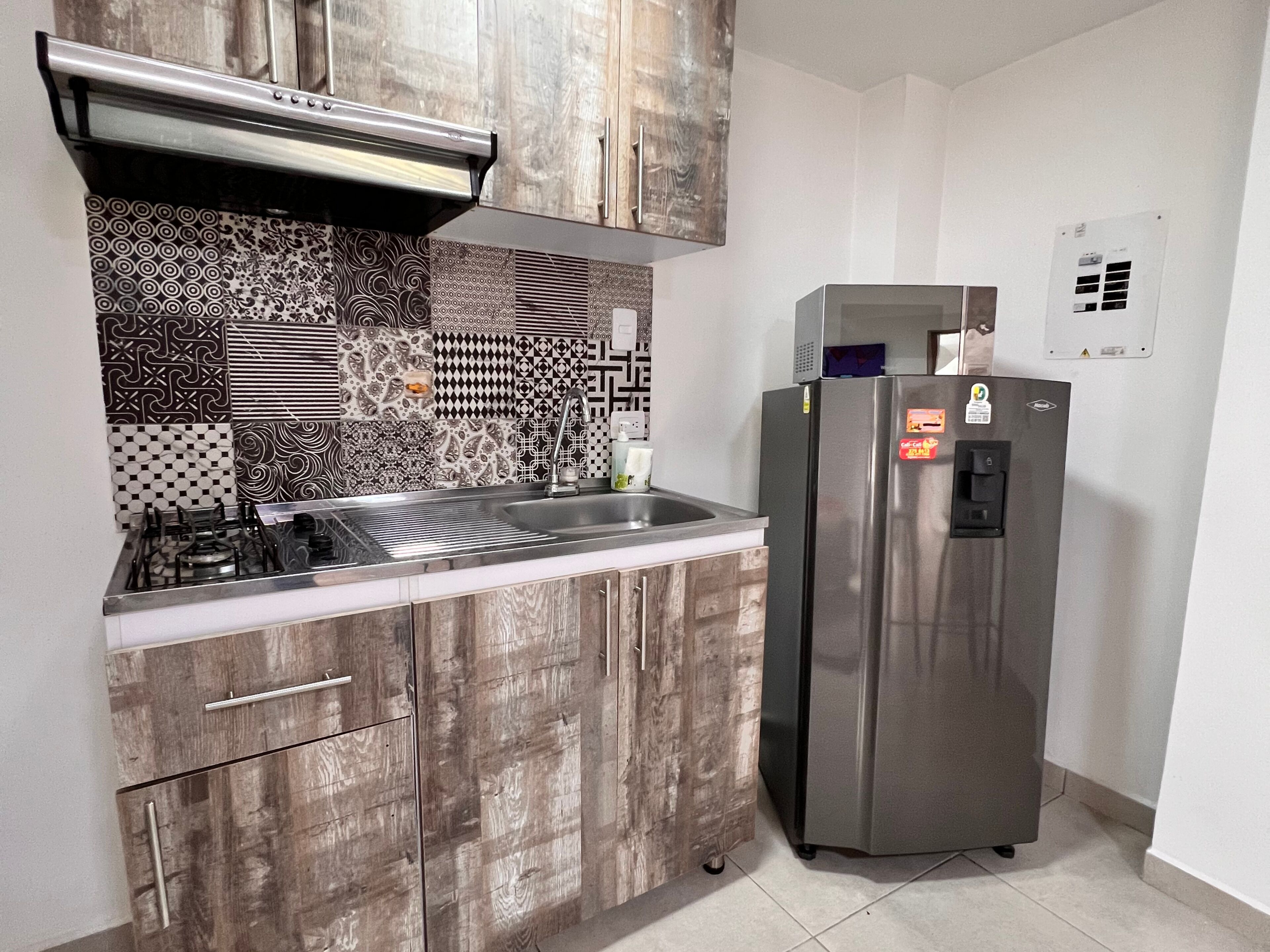 Appartement Familial, 1 chambre, climatisation | Cuisine privée | Réfrigérateur, micro-ondes, plaque de cuisson