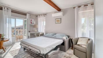 1 Schlafzimmer, Schreibtisch, Bügeleisen/Bügelbrett, WLAN