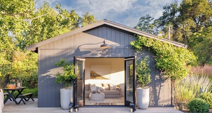 Modern Farmhouse on Vineyard w/ Deck, Bocce & Wine Country Views