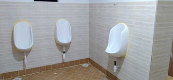 Deluxe Double Room, City View | Bathroom | Shower, slippers, towels, soap