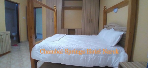 Deluxe Double Room, City View | Free WiFi, bed sheets -  Chambai Springs Hotel (Narok)