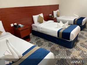 In-room safe, desk, laptop workspace, blackout drapes