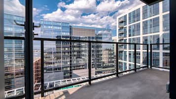 Luxury Apartment, Balcony, City View | Terrace/patio