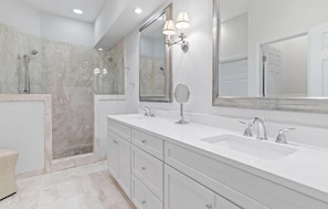 Shower, towels