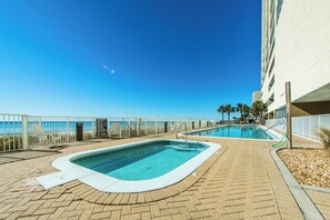 Indoor pool, a heated pool