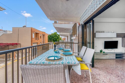 Apartamento "Brooklyn 1" wifi. a 1 min de la playa