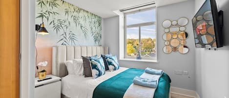 2 chambres, fer et planche à repasser, accès à Internet, literie fournie