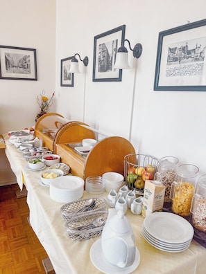 Daily buffet breakfast (EUR 10 per person)