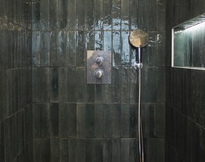 Hair dryer, towels