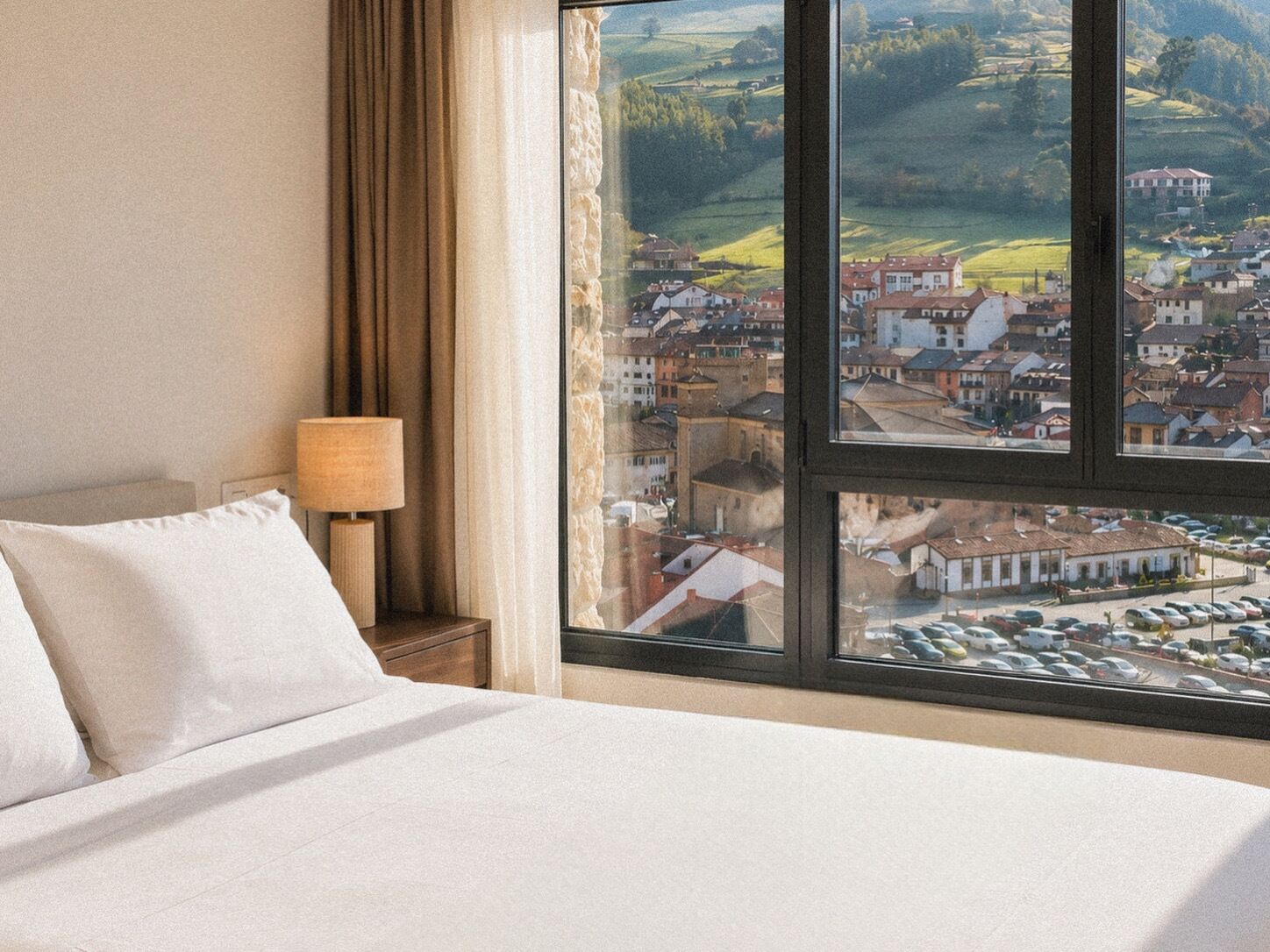 Apartamento Confort, vistas al valle | Escritorio, espacio para trabajar con un portátil, cortinas opacas