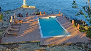 Pool - Unique Treehouse Cabin with Ocean Views on West End Negril; Romantic Escape (Westmoreland Parish)