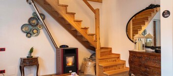 Take a break at this cozy lodge by Lake St. Cross Bl.