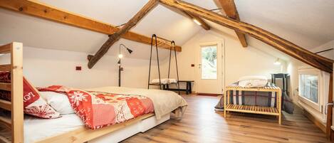 2 chambres, Wi-Fi, literie fournie