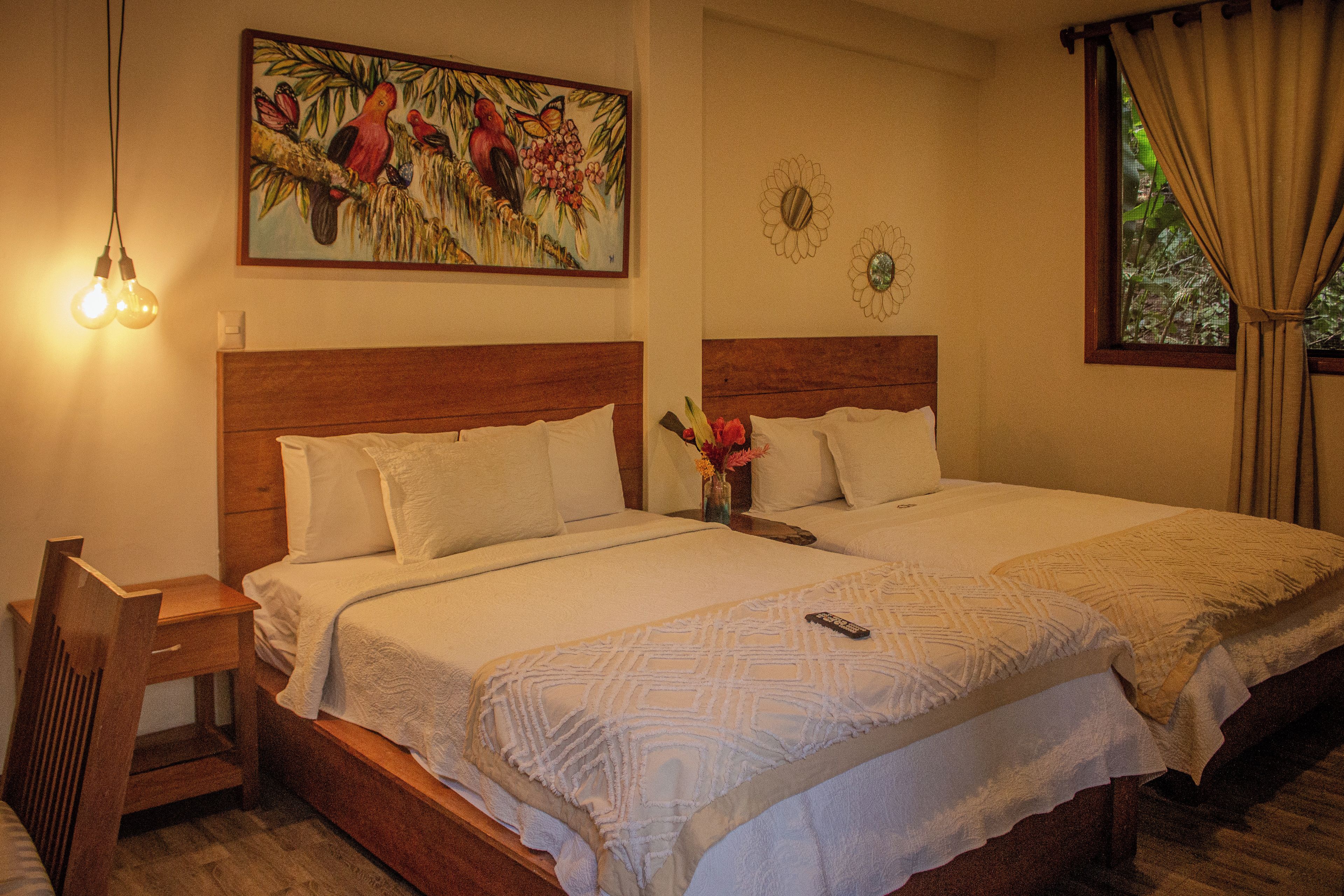 Twin Room, Balcony, Mountain View | Minibar, desk, WiFi (free), bed sheets