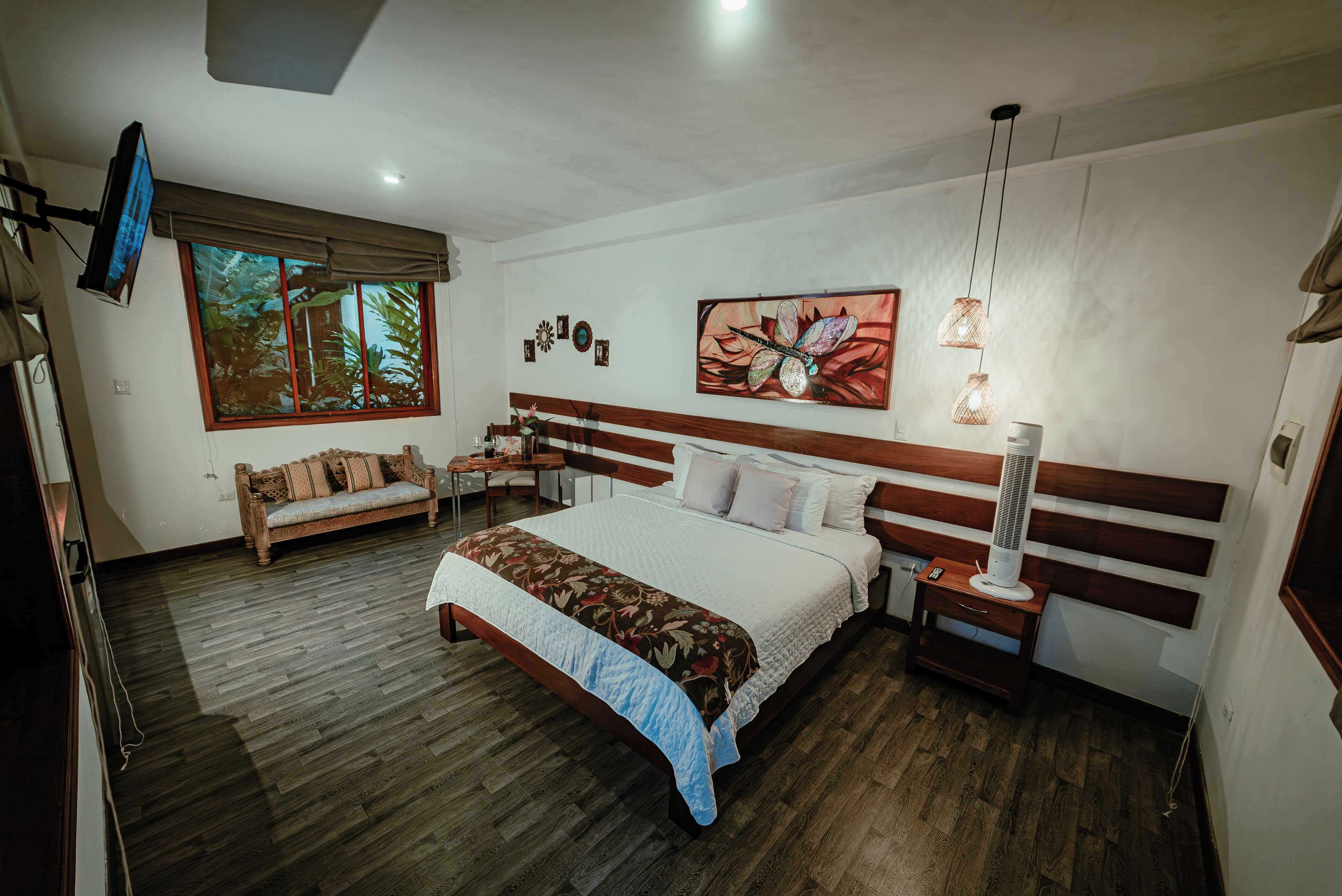 Superior Suite, Balcony, Garden View | Minibar, desk, free WiFi, bed sheets