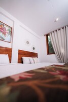 Twin Room, Balcony, Mountain View | Minibar, desk, free WiFi, bed sheets