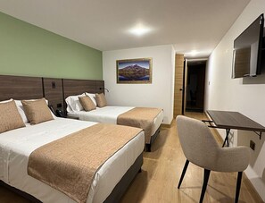 Superior Quadruple Room | In-room safe, blackout drapes, iron/ironing board, free WiFi