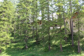 Property grounds - 10m from resort center, 3rd floor, tv, ski locker, 18m², Vars (Vars)