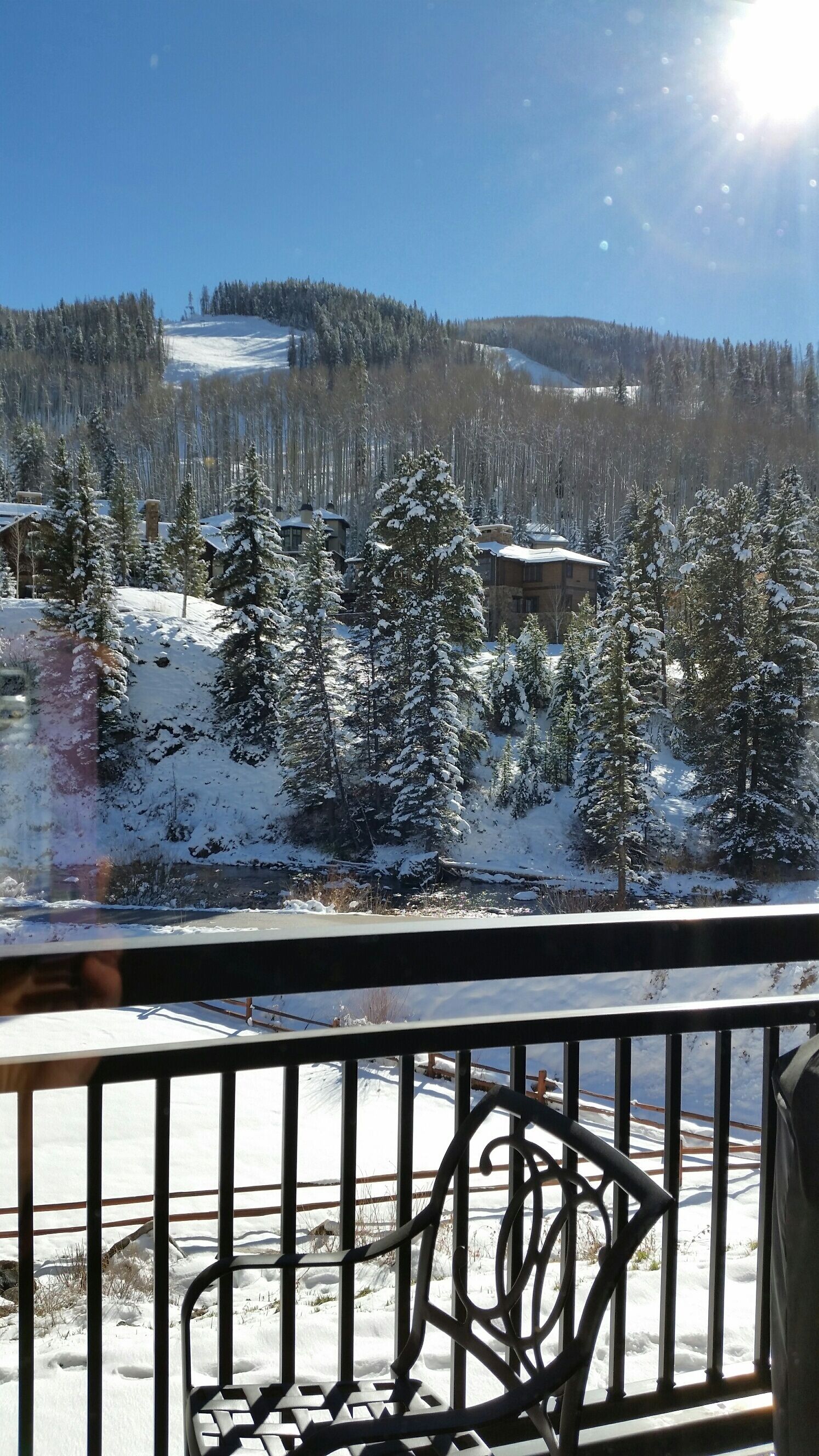 View from balcony 