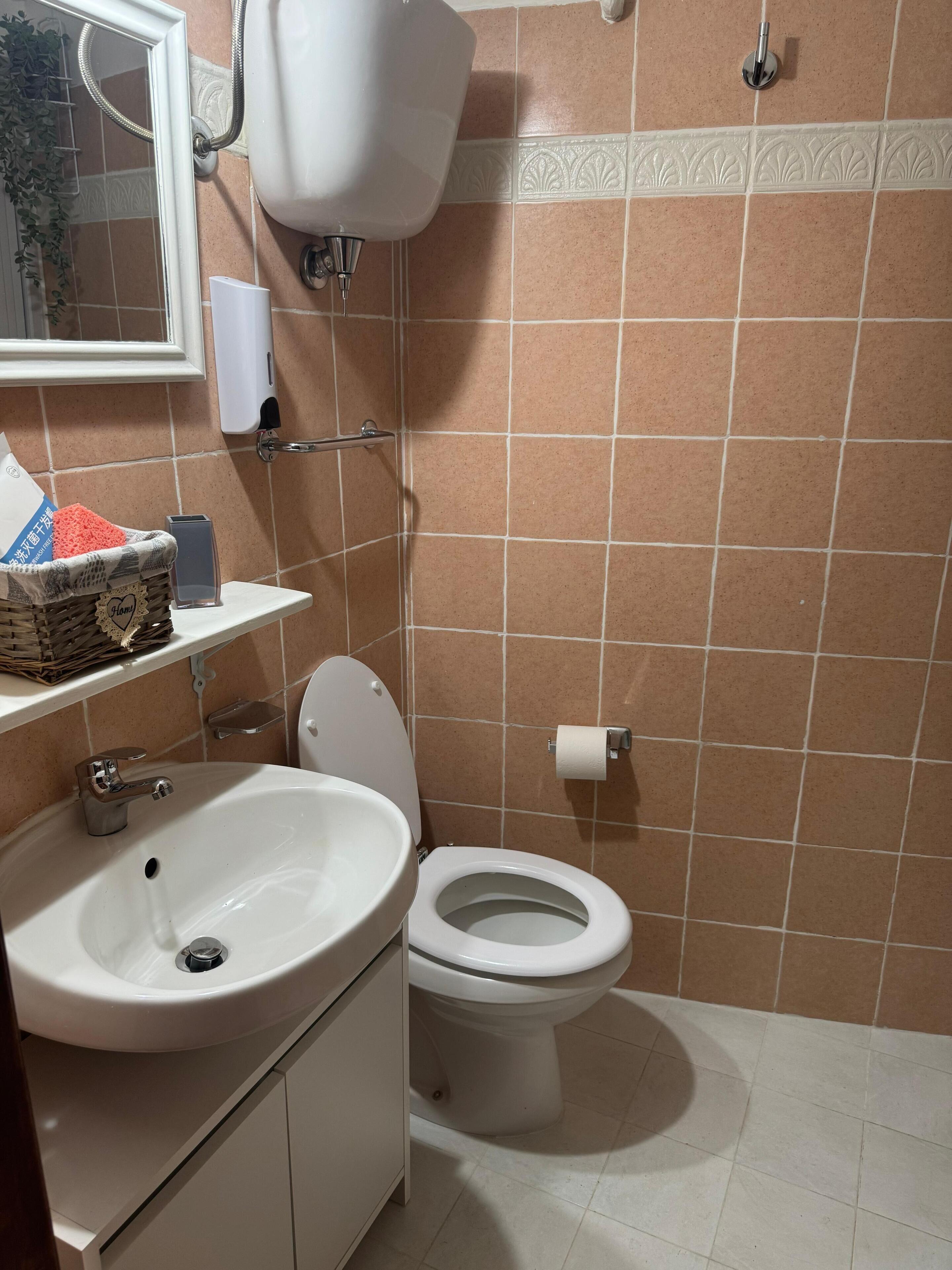 Sèche-cheveux, serviettes fournies, savon, papier toilette