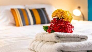 2 bedrooms, in-room safe, desk, iron/ironing board