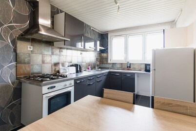 Bright T4 73m² Jœuf- modern style, uncluttered, comfortable, spacious, pets allowed