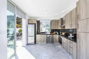 Fridge, microwave, oven, dishwasher - Villa Araella - Three Bedroom Villa, Sleeps 6 (Protaras)