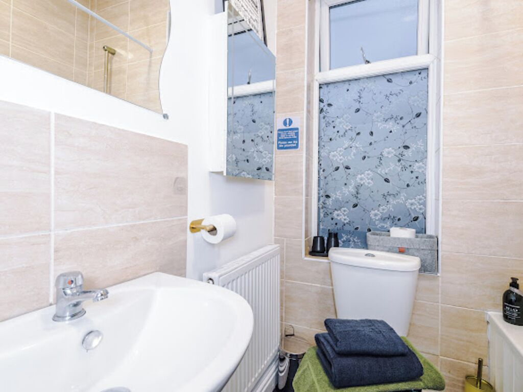 Towels, soap, toilet paper