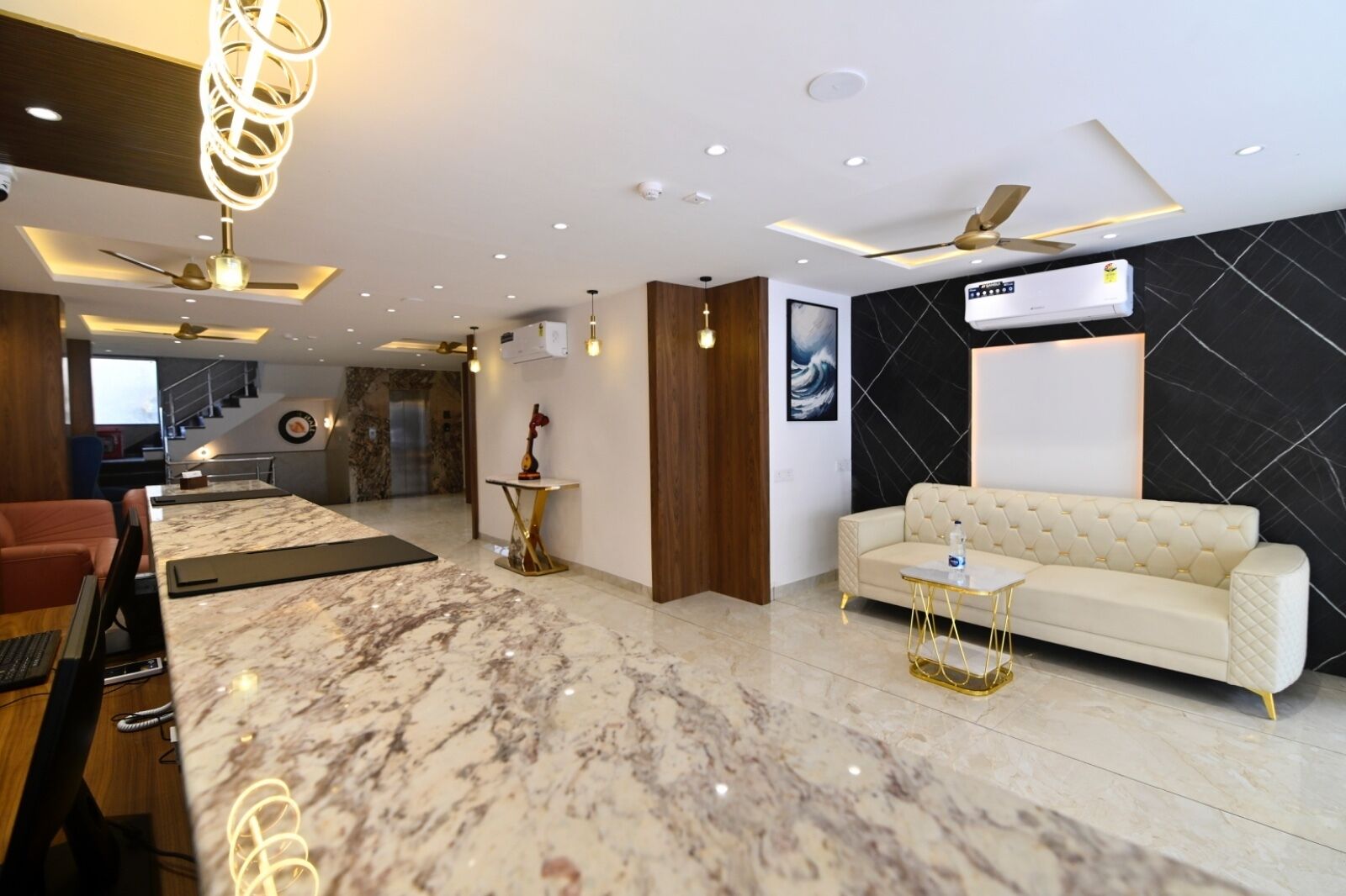 Sala de estar en el lobby