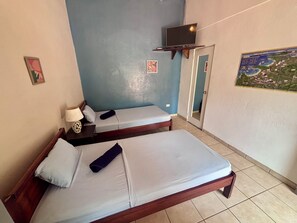 Double Room, Patio, Courtyard View | Blackout drapes, iron/ironing board, free WiFi