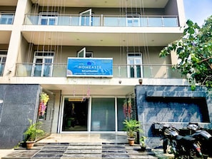 Fassade der Unterkunft