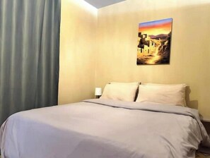 1 bedroom, iron/ironing board, free WiFi, bed sheets