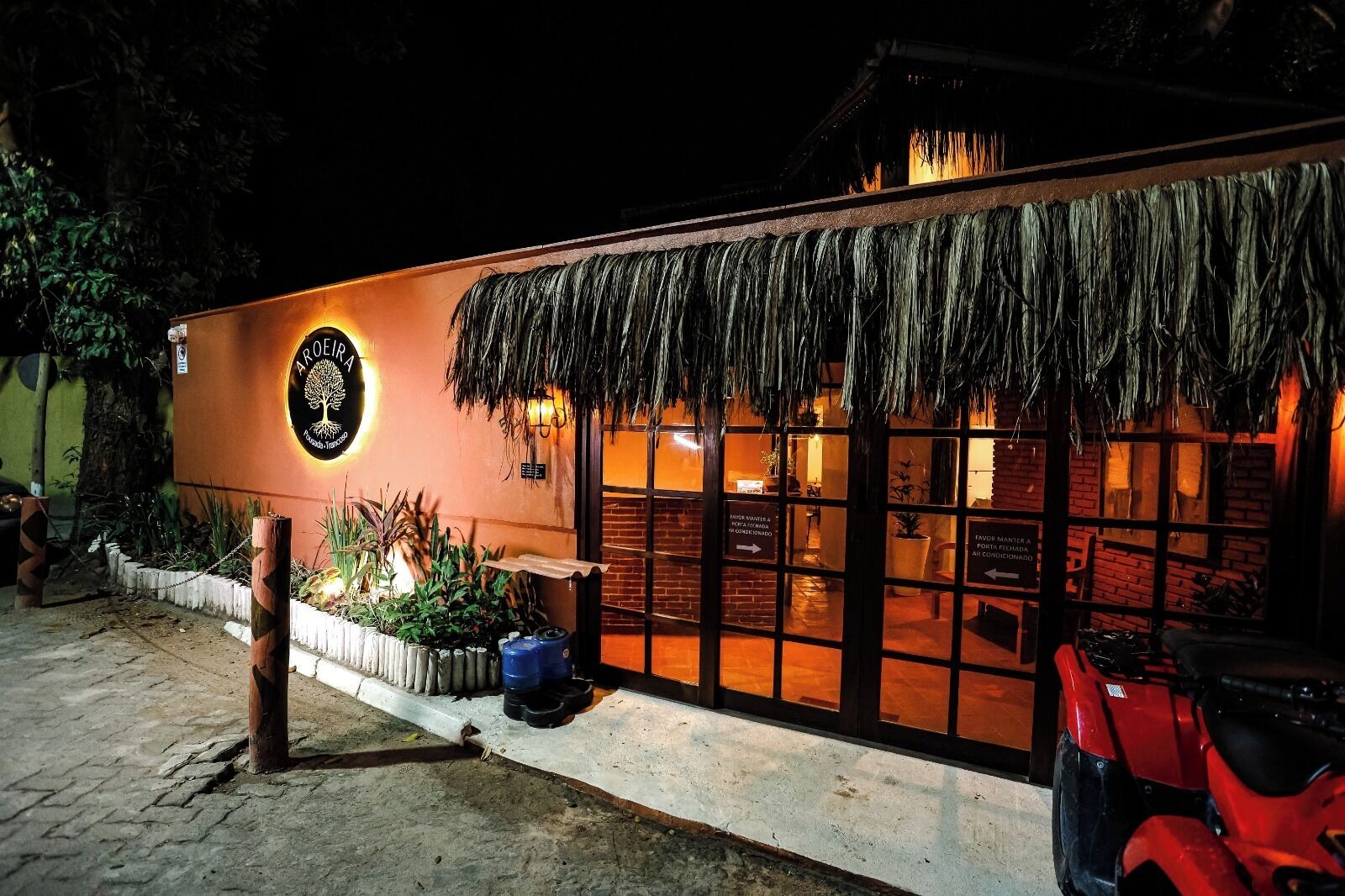 Façade de l’hébergement