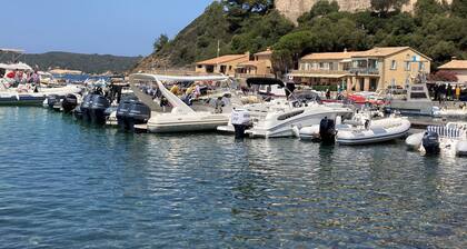 Appt 2p-climatisé-WIFI-Parking-Pied dans l'eau-Plage La Badine-Presqu'ile Hyères