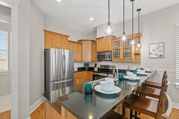 Private kitchen - Nice 4-bedroom house with AC in Panama City Beach (Panama City Beach)