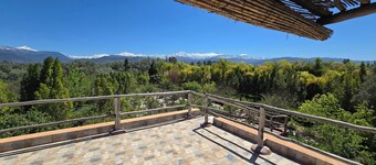 3-bedroom villa in charming Ourika with AC, pool and 6000 m2 of amazing garden