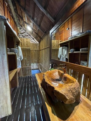 Luxury Cabin, Mountain View | Bathroom