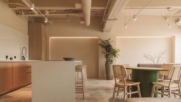 Sala de estar en el lobby