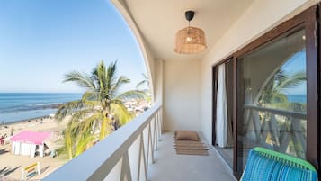 Panoramic-Studiosuite, Meerblick | Balkon