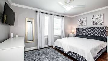 1 bedroom, iron/ironing board, Internet, bed sheets