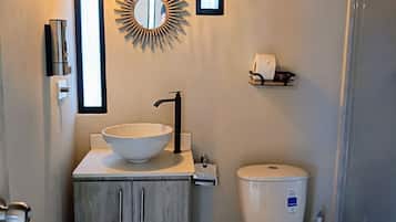 Towels, soap, toilet paper
