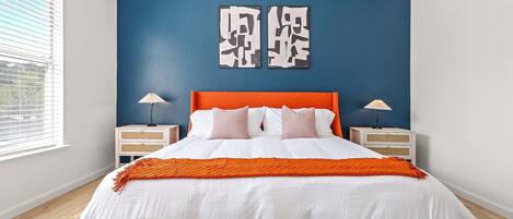 2 chambres, fer et planche Ă repasser, Wi-Fi, literie fournie