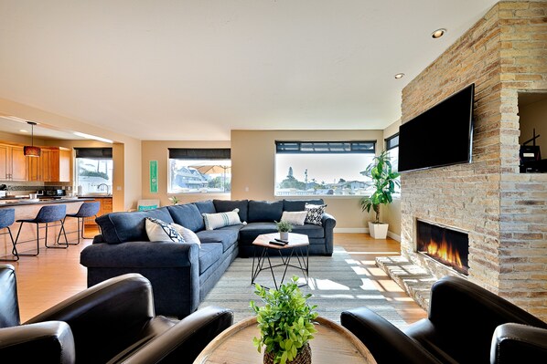 Älytelevisio, takka