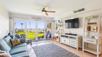Condo, Multiple Beds, Patio, Ocean View (Coquina B104) | Living area