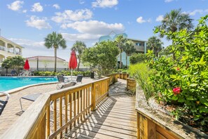 Pool - Hibiscus H104: Cozy Island Retreat With Comfort & Charm (St. Augustine)