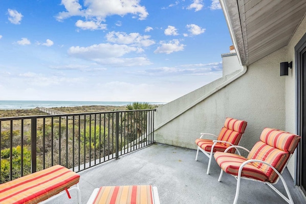Condo, Multiple Beds, Hot Tub, Ocean View (Sea Winds 39) | View from room - Oceanfront Luxury 3br, St. Augustine (St. Augustine)