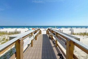 On the beach